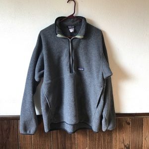 Patagonia gray fleece